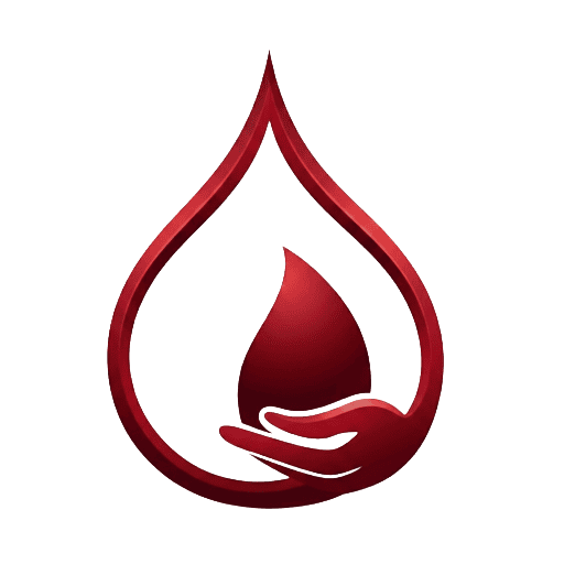 Blood Hub app icon - blood donation app for Bangladesh